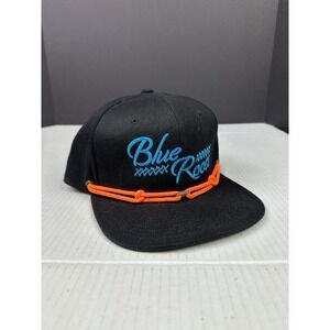 Findlay Snapback "Blue Roots" Rope Cord Embroidered Logo Hidden Pocket